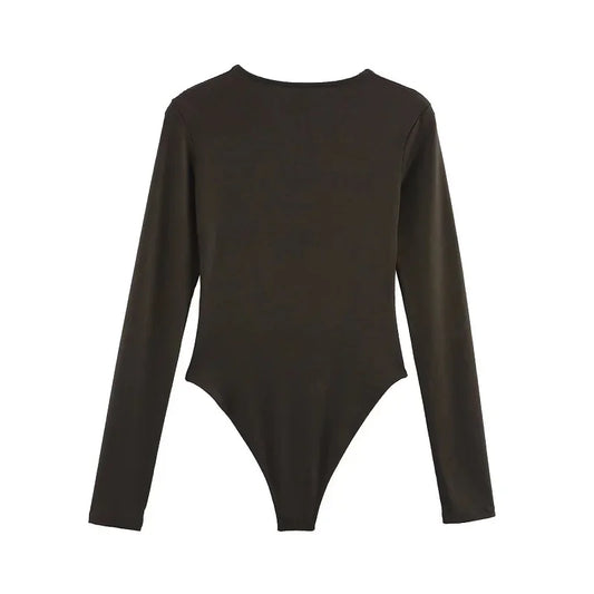 Black Bustier Bodys for Women Sexy Extreme Bodysuit Women Long Sleeve Bodysuits Woman One Pieces Summer Tops Woman 2025