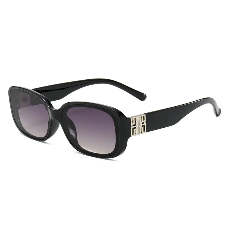 2025 New Rectangle UV400 Sunglasses Trendy and Fashionable Women Eyewear Luxury Small Gafas De Sol Sunglass Female Sun Glasses