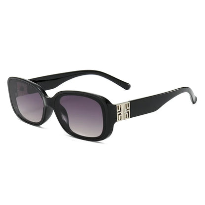 2025 New Rectangle UV400 Sunglasses Trendy and Fashionable Women Eyewear Luxury Small Gafas De Sol Sunglass Female Sun Glasses