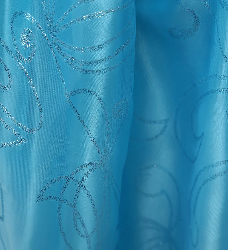 2026 Frozen Elsa Snow Queen Princess Dress Up Girls Fancy Costume Kids Role-play Carnival Children Birthday Party Dresses