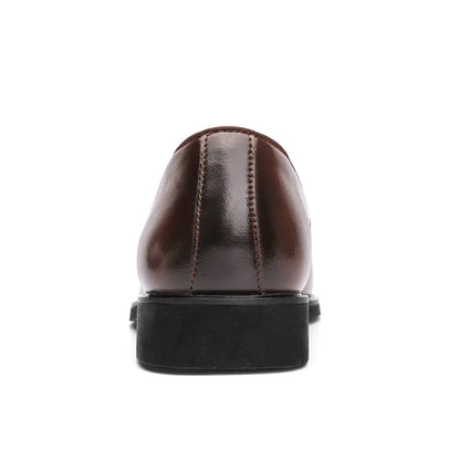 Italian brand mens Loafers Men's brown daily soft sole red sole patent leather shoes Outdoor business dress shoes big size：38-48