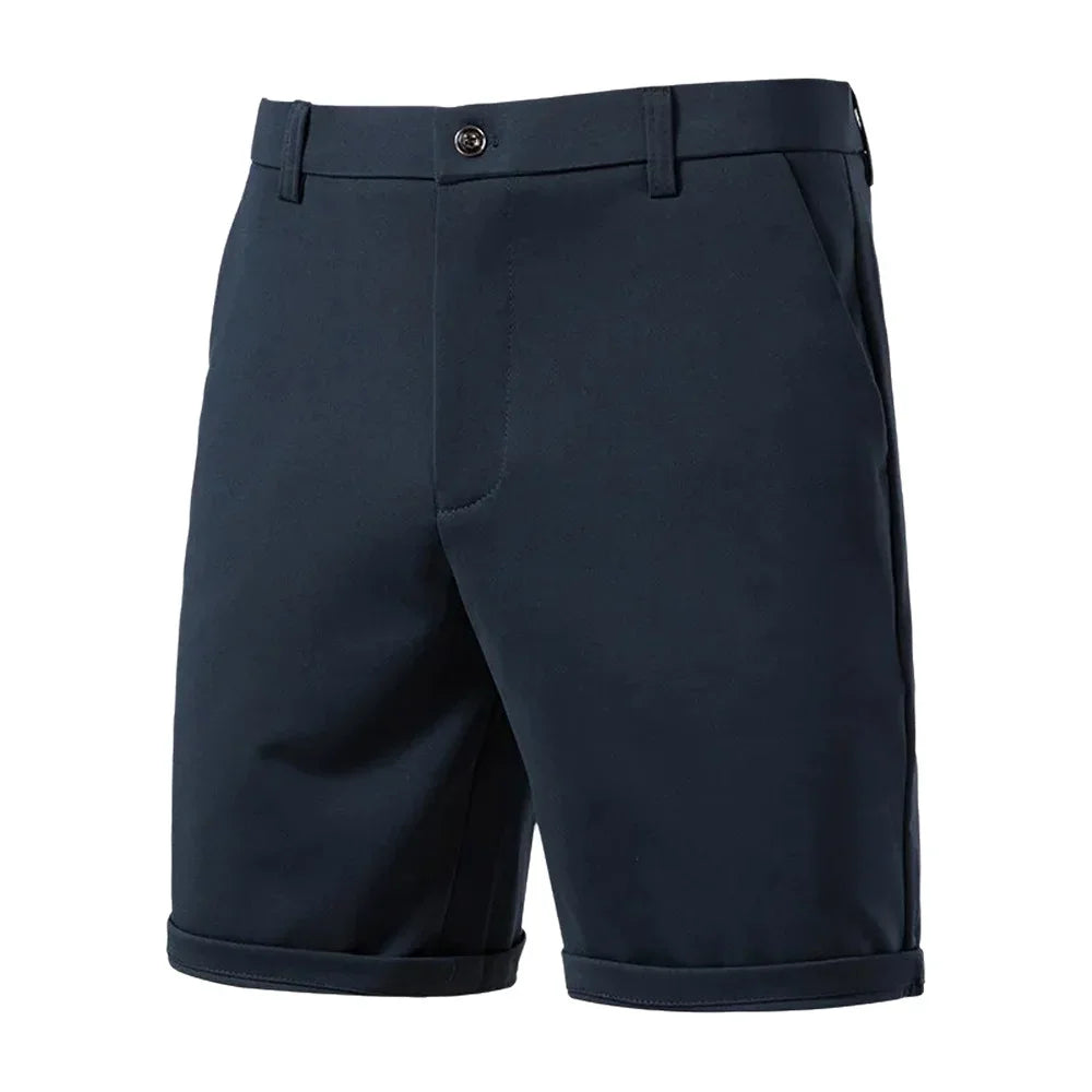 New Men's Casual Shorts Lightweight Golf Shorts with 4 Pockets Stretch Quick Dry Comfy Work Shorts Black Navy