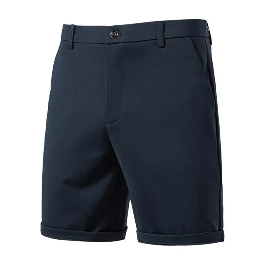 New Men's Casual Shorts Lightweight Golf Shorts with 4 Pockets Stretch Quick Dry Comfy Work Shorts Black Navy