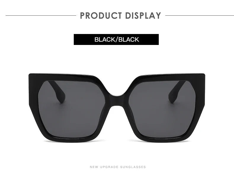 Cycling 8pcs Cateye Sunglasses Sets Women Luxury Minimalist Leopard Pattern Design Retro Polygonal Eyeglasses UV400 Unisex