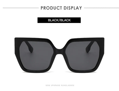 Cycling 8pcs Cateye Sunglasses Sets Women Luxury Minimalist Leopard Pattern Design Retro Polygonal Eyeglasses UV400 Unisex