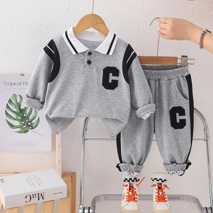 New Baby Boys Clothes Suit Spring Autumn Children Tops+Pant 2Pcs/Sets Toddler Infant Outfits Casual Costume Kids Tracksuits