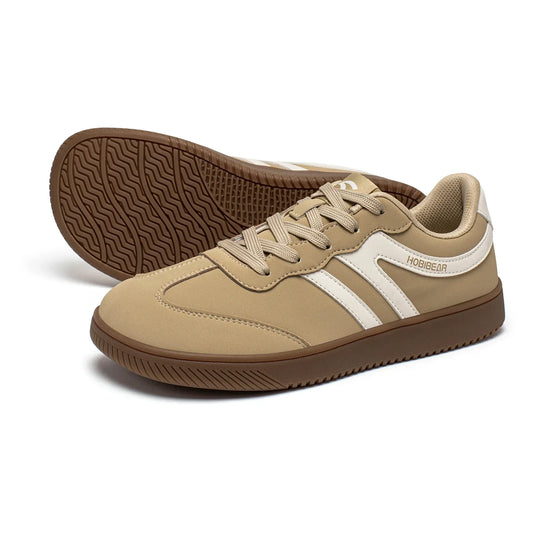Unisex Wide Toe Shoes Artificial Leather Sneakers Casual Lace Up Retro Fashion Shoes for Women Men