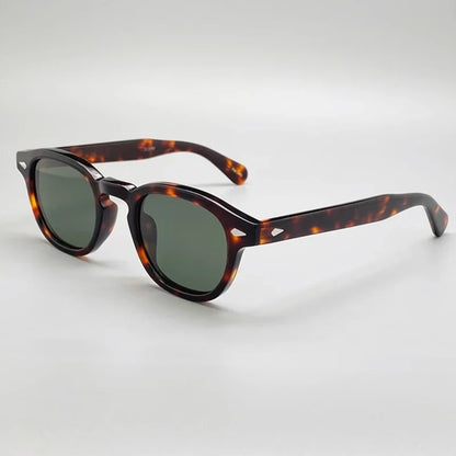 Johnny Depp Polarized Sunglasses Men Women UV400 Lemtosh Sun Glasses Brand Retro Acetate Frame For Male Eyeglasses Eyewear