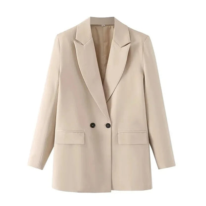 2025 Women's Blazers New Office Casual Blazer Woman Straight Outerwears Fashion Women's Tailoring Blazers for Women Coats