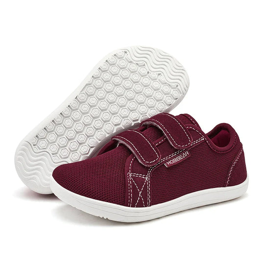 Kids Mesh Barefoot Shoes Little/Big/Kid Wide Toe Minimalist Sneakers Lightweight Hook Loop Breathable Casual Shoes