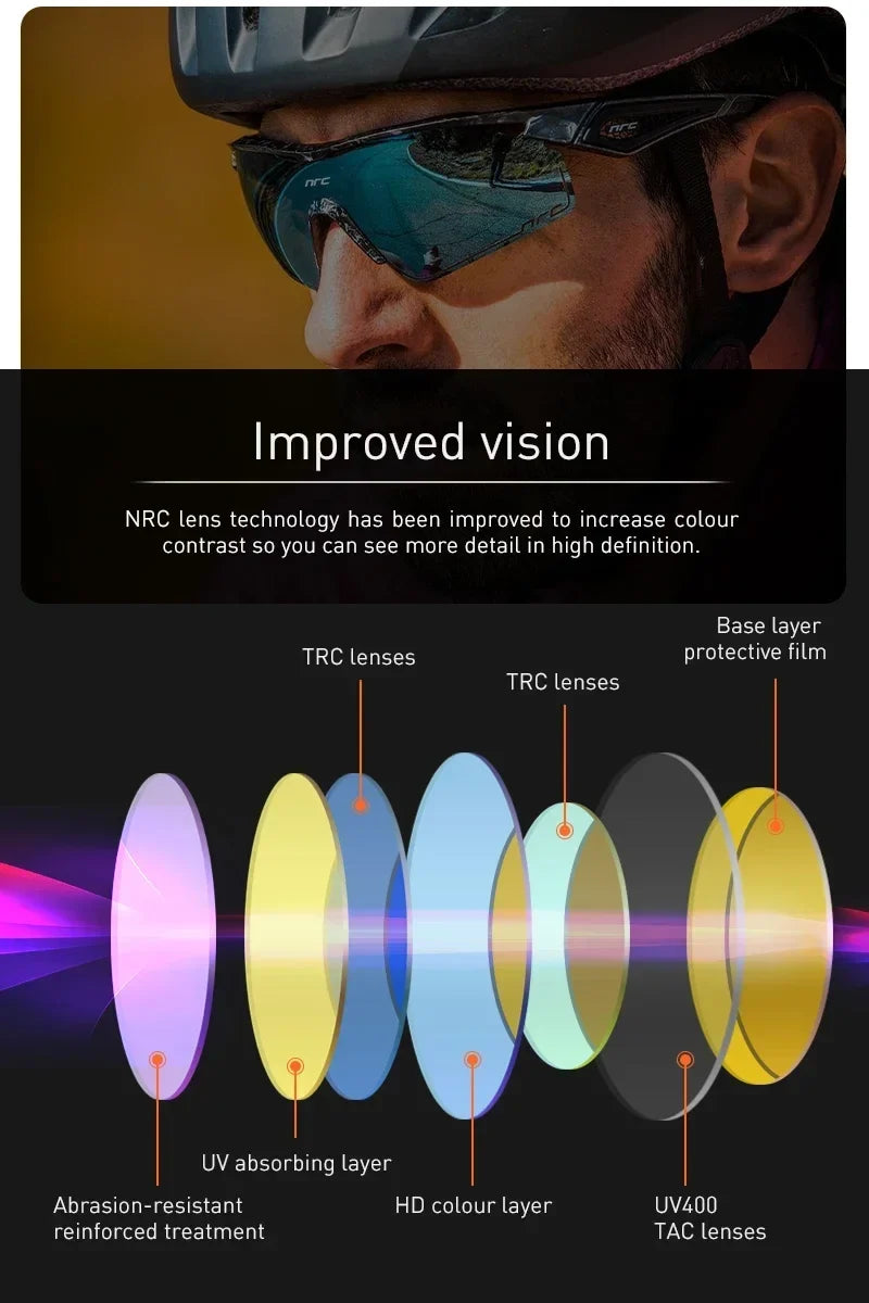 Cycling Glasses Outdoor Bicycle Sunglasses for Men UV400 Sports Running Glasses Women MTB Cycling Sunglasses UV400 Hiking
