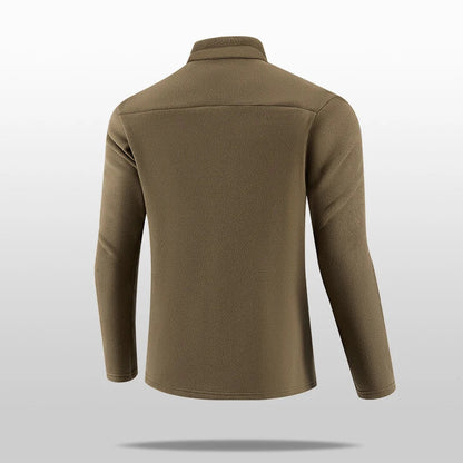 New Men's Autumn/Winter Outdoor Skiing Running Warm Thick Long Sleeve Base Shirt Fashion Casual Fitness Jacket T-Shirt Tops