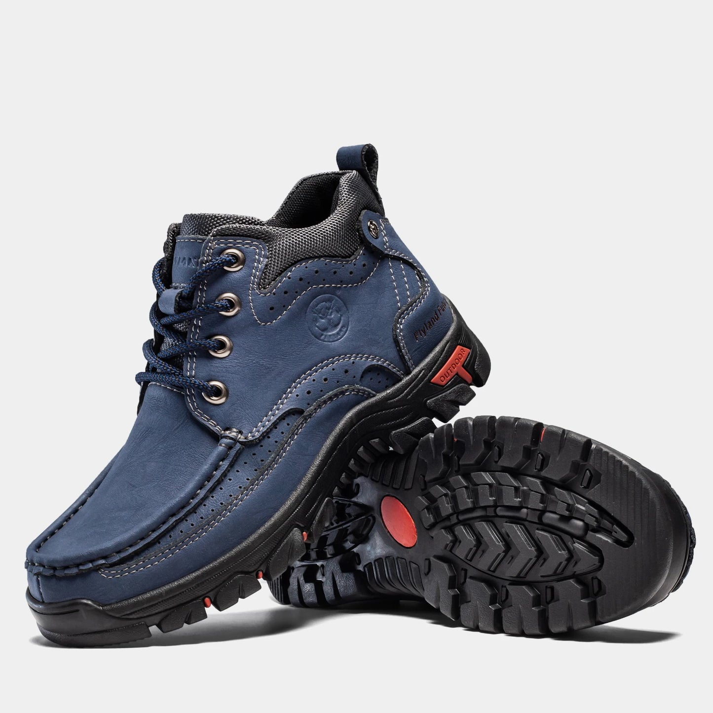 Men's Chukka Boots Casual Leather Shoes Fashion Vintage Handmade Male Sneakers