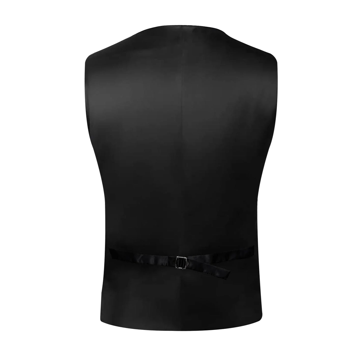 Men's Paisley  Suit Vest with Macthing Golden Paisley Neck Tie Handkerchief Cufflinks Wedding Prom Tuxedo Waistcoat