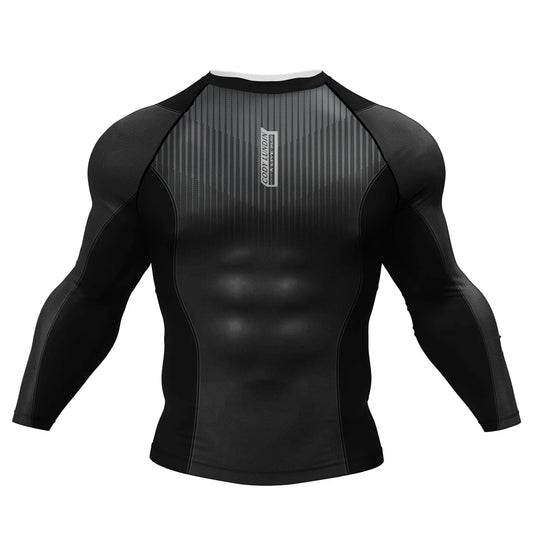 New UPF 50+ Rashguard Men's Surfing T-Shirt Quick Dry UV Protection Breathable Long Sleeve Beach Surf Wear Fitness Running Shirt