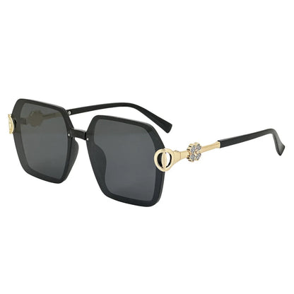 2025 New Sunglasses Ladies Glasses Alloy Legs with Diamound Sunglasses Women Luxury Gafas De Sol UV400