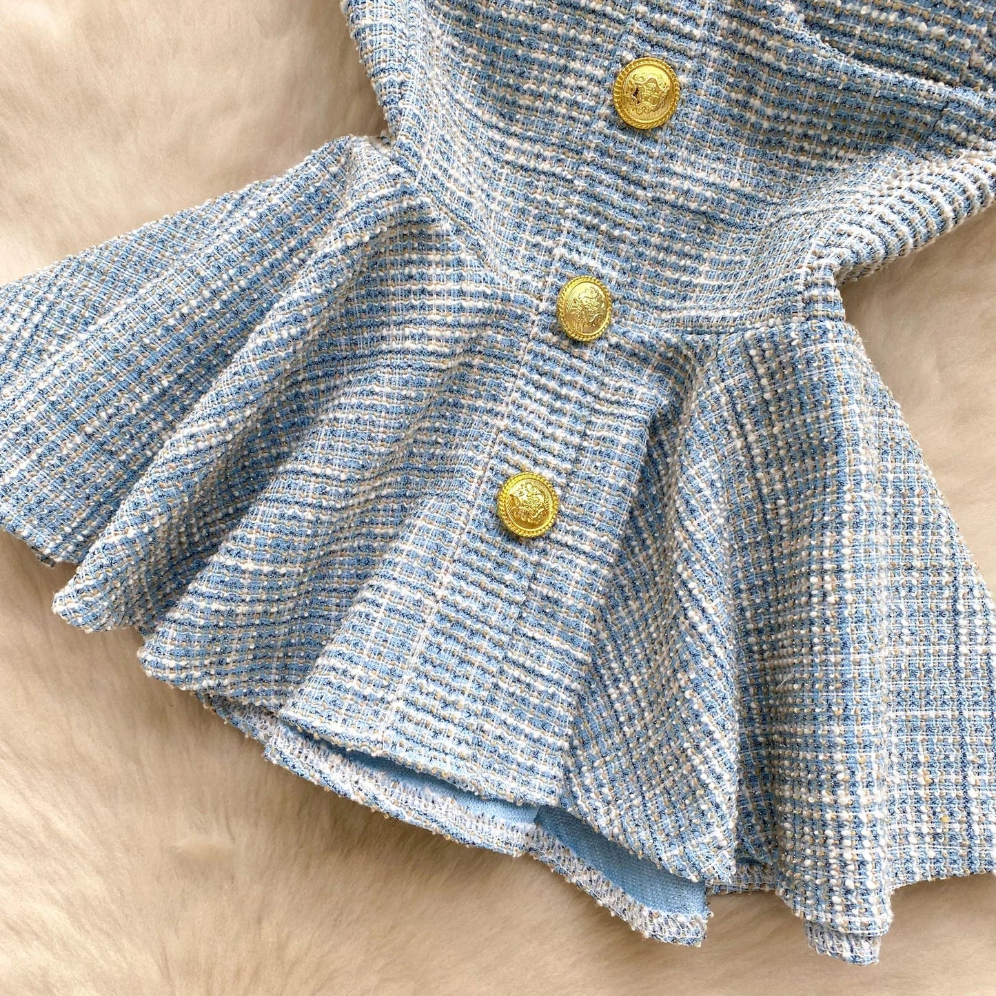 American Summer Women Camisole Halter Buttons Y2K Solid Slim Fit Tops Fashion Chic Tweed Design Hotsweet Tank Top
