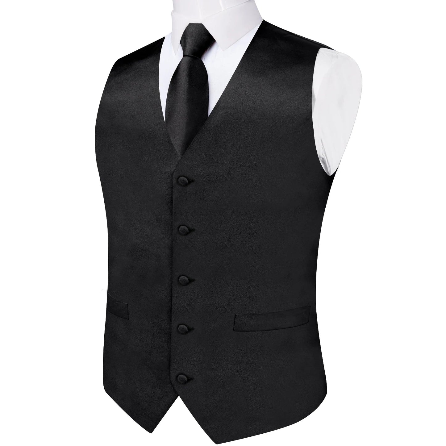 Wedding Party Green Men's Vest Shirt Accessories Fashion chaleco hombre for Man Four Seasons Wear Wholesale Necktie Handkerchief
