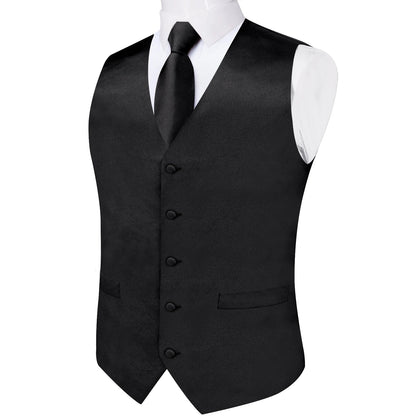 Wedding Party Green Men's Vest Shirt Accessories Fashion chaleco hombre for Man Four Seasons Wear Wholesale Necktie Handkerchief