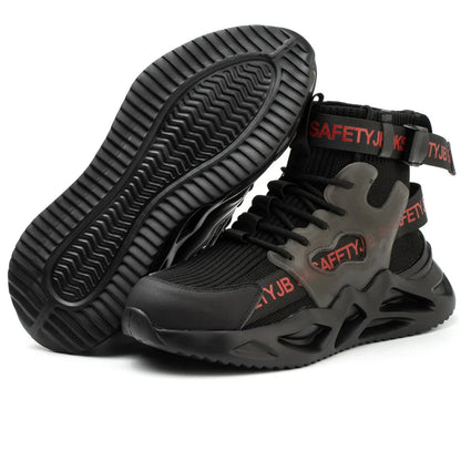 steel toe safety boots for men protective shoes industrial safety shoe woman light work shoes anti-puncture work safety sneakers