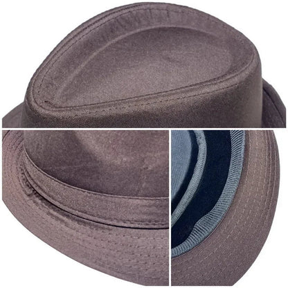 Summer Solid Bright Color Sun Hat British Jazz Hat Top Hat Men's Top Hat Winter Middle-aged and Elderly Jazz Warm Hat Fedora Hat