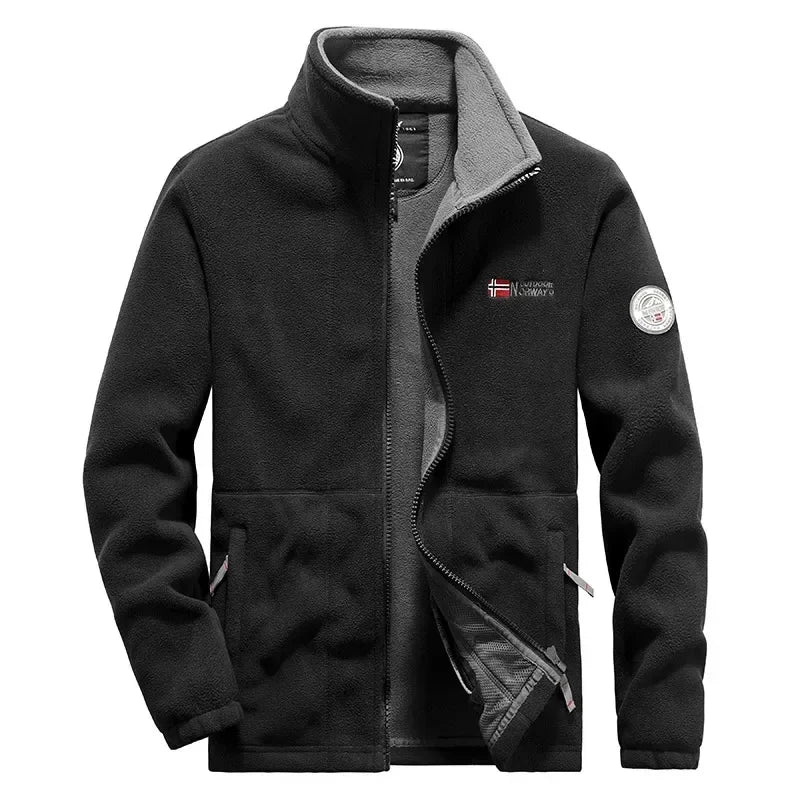 2025 New Outdoors Polar Fleece Jacket Men Winter Thermal Fleece Tactical Sport Coat Militar Softshell Hiking Outdoor Army Jacket