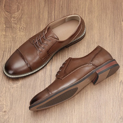 Social Shoe Male Comfortable Business Stylish Gentleman'S Men'S Dress Shoes Leather