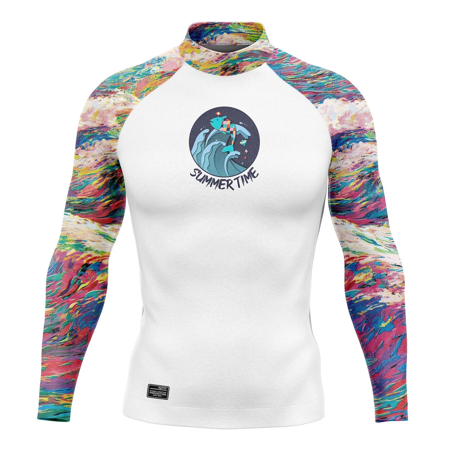 Men's Long Sleeve Snorkeling Surfing Shirt Rashguard Diving UV Protection Beach Sunwear Swimwear UPF Gym Clothes
