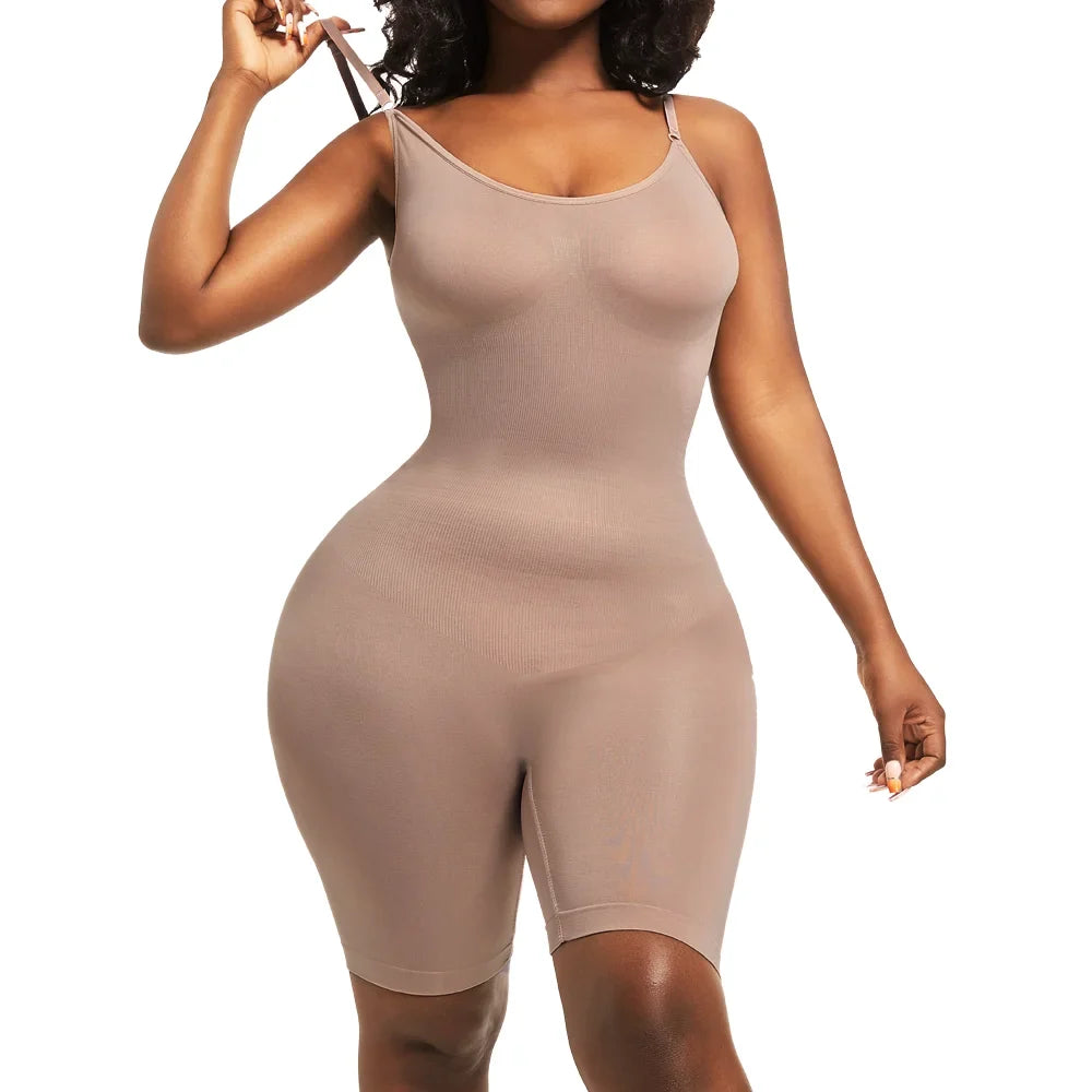 One-Piece Bodysuit for Women Tummy Control Shapewear Sculpting Shorts Body Shaper Slimming Tank Tops Butt Lifter Underwear