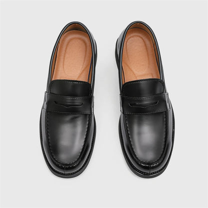 Handmade Casual Shoes Hot-selling Slip-on Flats Leather Mens Dress Loafers Luxury Comfy Moccasins Male Walking Business Shoes