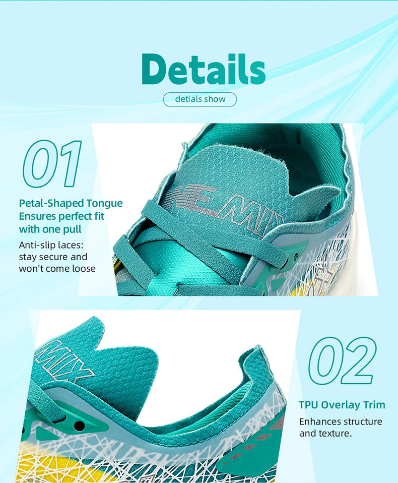 Marathon Carbon Plate Running Shoes Shock Absorption Ultra-light Sports Shoes Rebound Technology Outdoor Men Sneakers