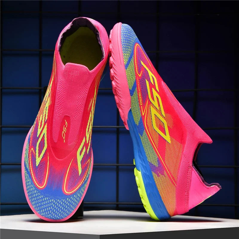 New Men's Soccer Shoes Grass Adult Football Boots Ultralight Sport Indoor Cleats Non-Slip Non Slip Fg Turf Futsal Comfortable