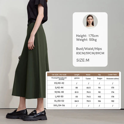 Minimalist Autumn Skirts For Women 2025 Fashion Large Round Knitted Cotton Skirts Commuting Vacation Loose Skirts 12523150