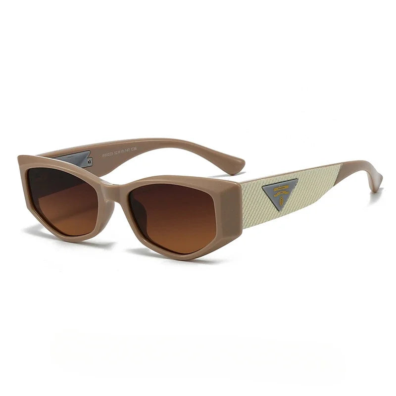 2025 New Special-shaped Light Luxury Small Cat Eye Fashion Sunglasses Women Triangle Premium Sunshade Sun Glasses Ladies UV400