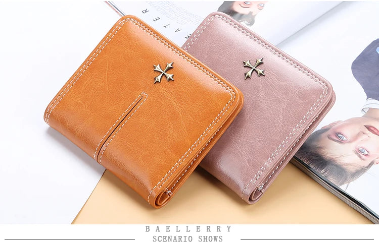 Nouveau Mini Portefeuille Femme Mince Mode Féminine Petits Portefeuilles Fermeture Éclair Cuir PU Qualité Porte-Monnaie Femme Porte-Cartes