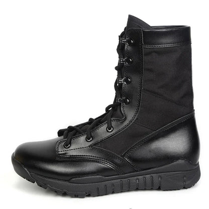 20266 Men Tactical Boots Winter Leather Ankle Boots Summer Desert Safety Shoes Men's Footwear Combat Boots