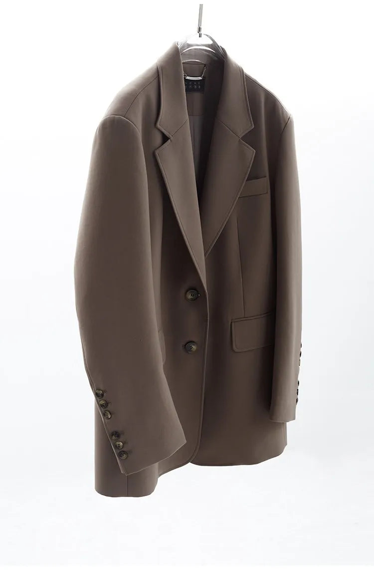 A Must-Have for Commuting~ 2026 Spring Women's Plus-Size Casual Blazer with Shoulder Pads, Oversized Loose Fit with a High-End Feel