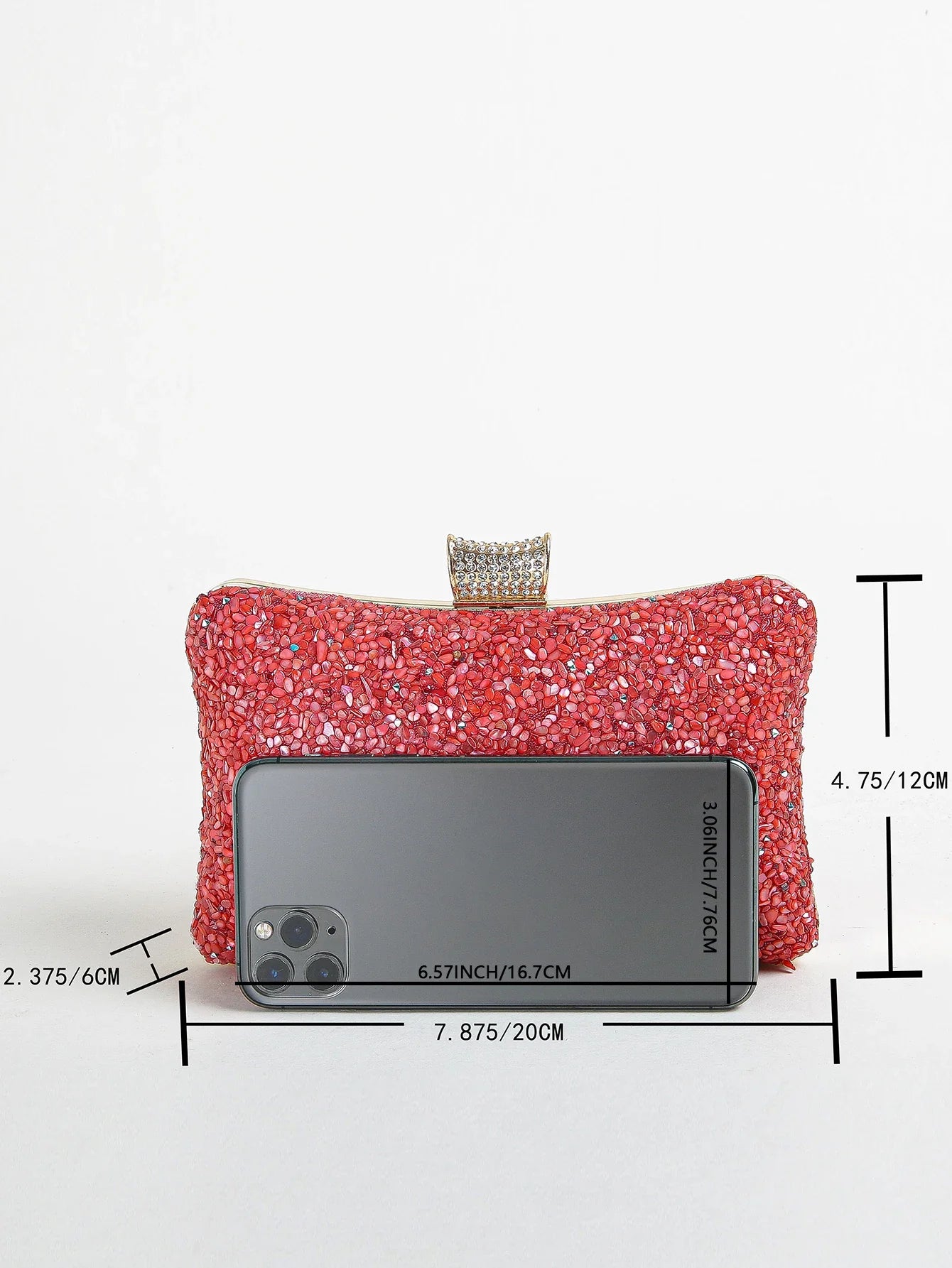Mini Irregular Jewel Handheld Dinner Bag