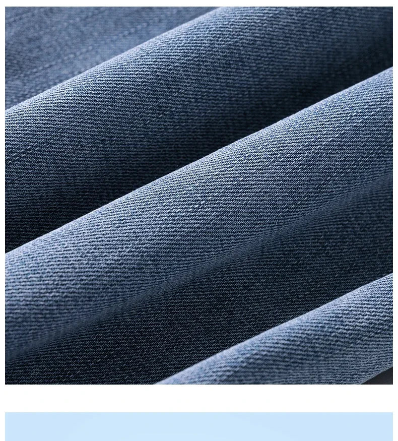 Business Jeans Men's Spring Thin Casual Straight Fashion Loose Brand Pants Comfortable Male Denim Trousers
