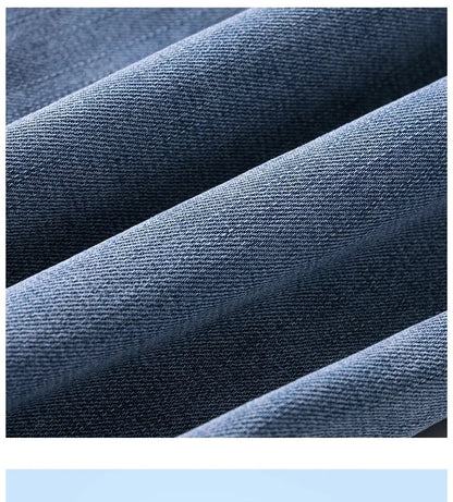 Business Jeans Men's Spring Thin Casual Straight Fashion Loose Brand Pants Comfortable Male Denim Trousers