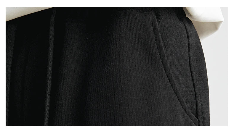 Men's Summer New American Casual Shorts Straight Loose Five-point Pants Solid Color Drawstring Pocket Micro-elastic Sports Pants