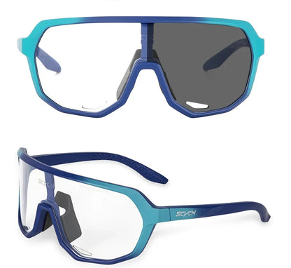 Photochromic Sports Sunglasses Cycling Glasses for Men Mountain MTB Bike Road Bicycle Cycle Goggles UV400 Women Driving