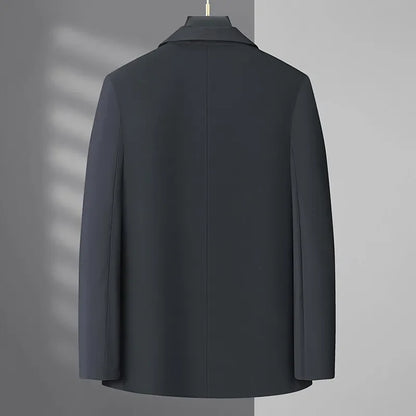 2025 Summer Ice Silk Thin Sunscreen Suit Jackets for Men Classic Business Casual Blazers Wedding Social Dress Coat Men Clothing