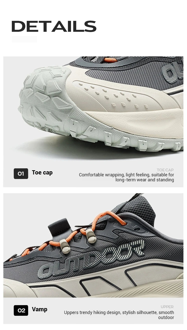 2.0 Outdoor Hiking Shoes for Man 2025 Spring Anti-slip Wear-resistant Lightweight Versatile Sneakers 975119170010