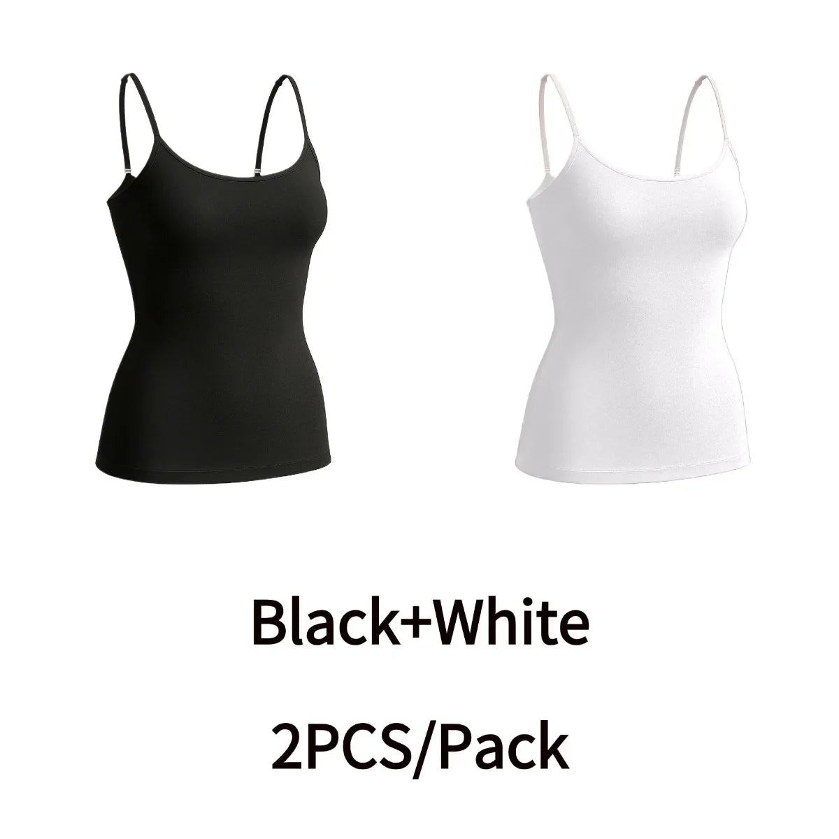 High Quality Women Seamless Cami Single Layer Adjustable Straps Scoop Neck Comfort Body Control Shaping Tank Top