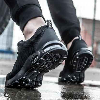 35-50 Air Cushion Working Shoes For Men Anti-Smashing Steel Toe Puncture Proof Construction Safety Shoes Sneakers Male Footwear