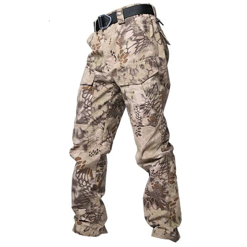 2026 City Tactical Cargo Pants Men Hiking   Hunting Pants Cotton Multi-pocket Stretch Flexible Man Casual Trousers