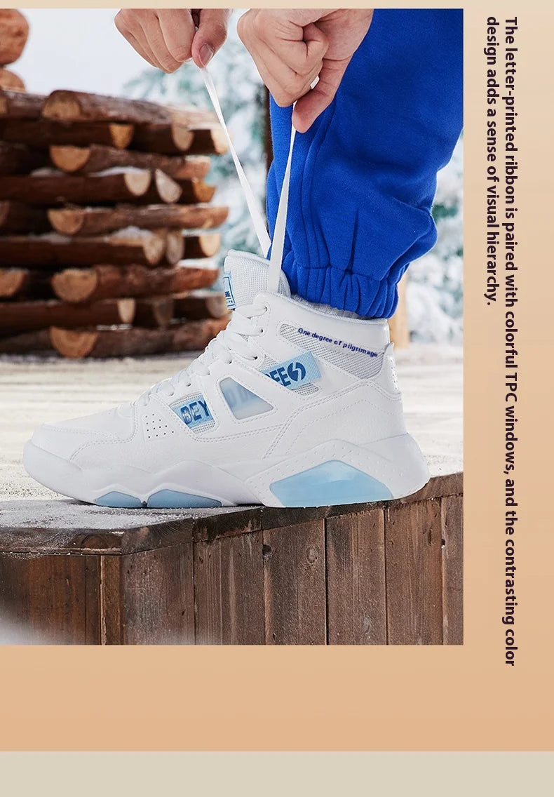 Men's Sports Shoes Winter Plus Velvet Warm Cotton Sneakers Casual Outdoors Comfortable Anti-slip Soft 672346602BF