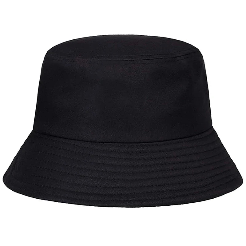 Unisex LOS ANGELES Letter Sticker Bucket Hats Fishermen Caps Outdoor Casual Cap Sunscreen Hat