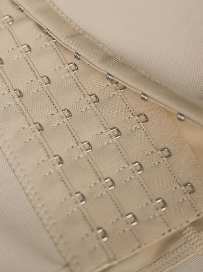 Colombian Shapewear: Waist-Slimming & Butt-Lifting Strapless, Hook-and-Eye Closure, High-Waisted Design with Firm Tummy Control